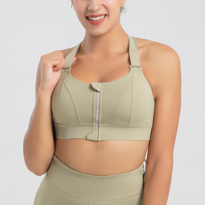 Front Zipper Push-Up Bra