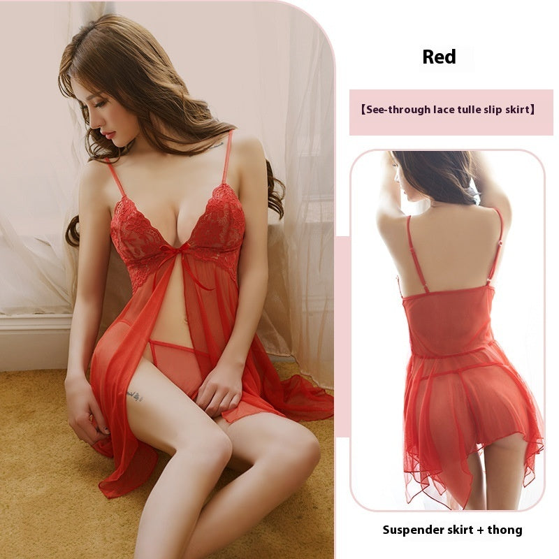 Lace Strap Nightwear Set