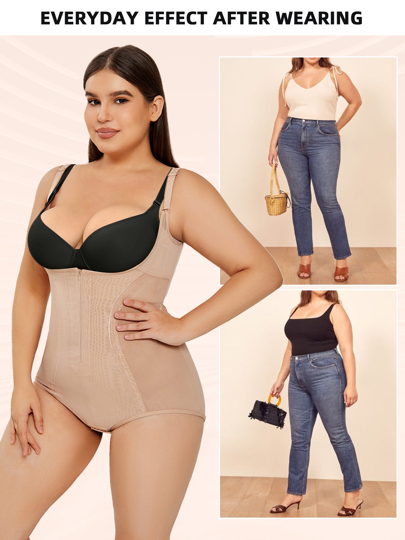 Plus Size Shaping Bodysuit