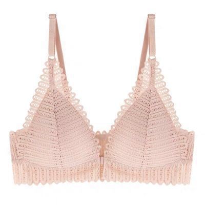 Gathered Thin Cup Bra