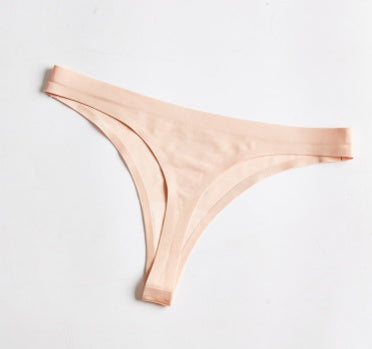 Silk-Touch Thong Panties