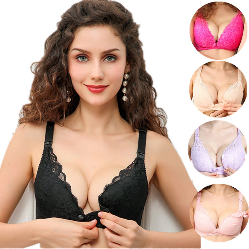 Lace Cotton Nursing Bra