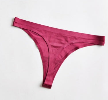 Silk-Touch Thong Panties