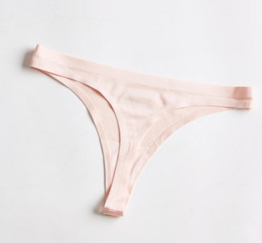 Silk-Touch Thong Panties