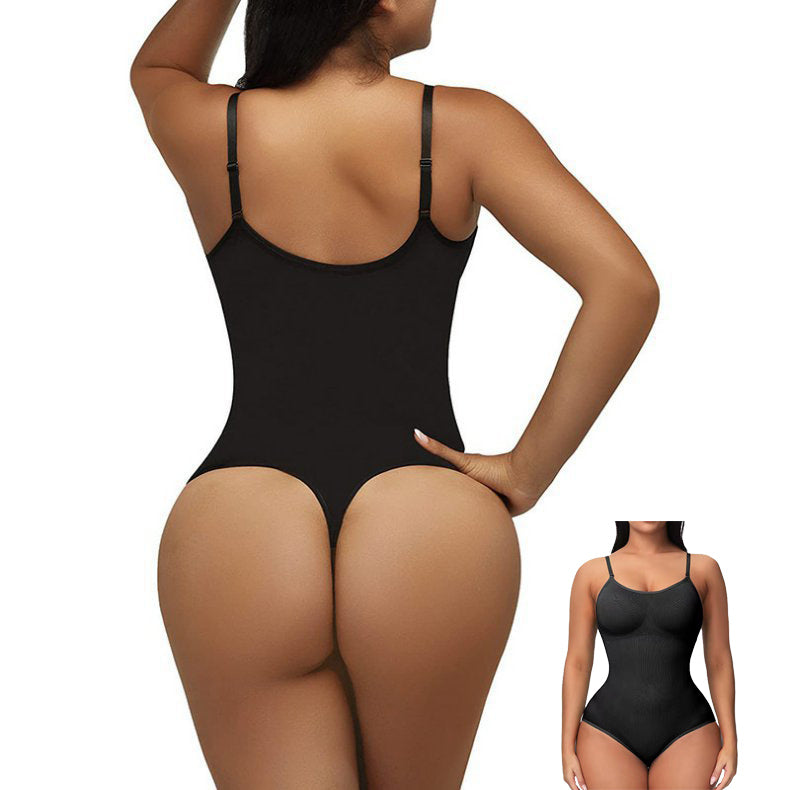 Seamless Suspender Shaping Bodysuit