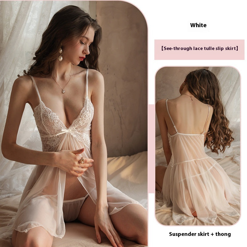 Lace Strap Nightwear Set