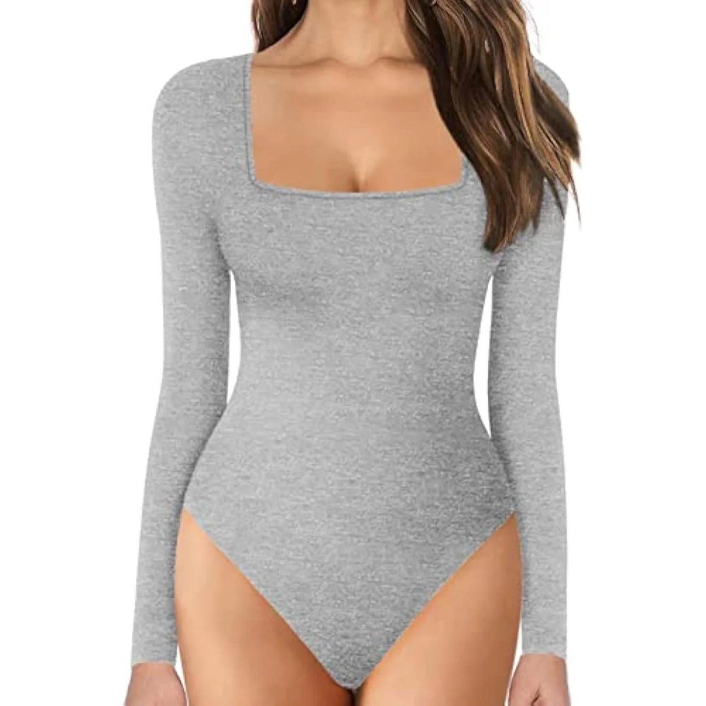 Square Neck Tummy Shaping Bodysuit
